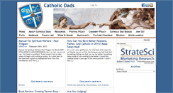 Desktop Screenshot of catholicdadsonline.org